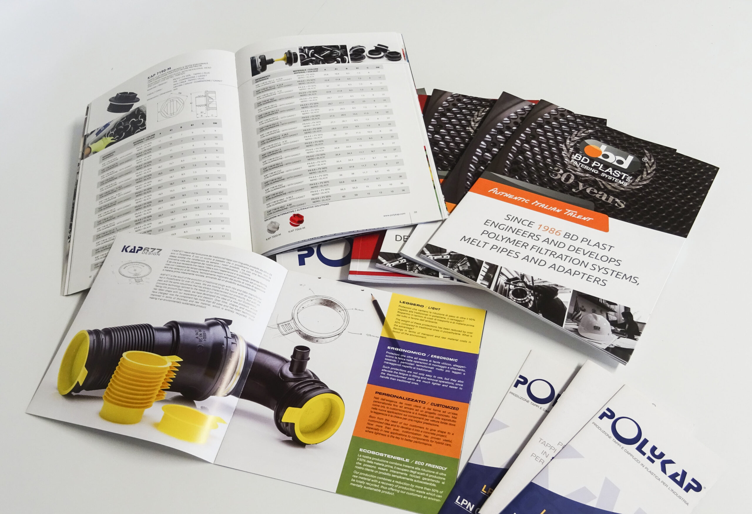 Depliant, Brochure e Cataloghi