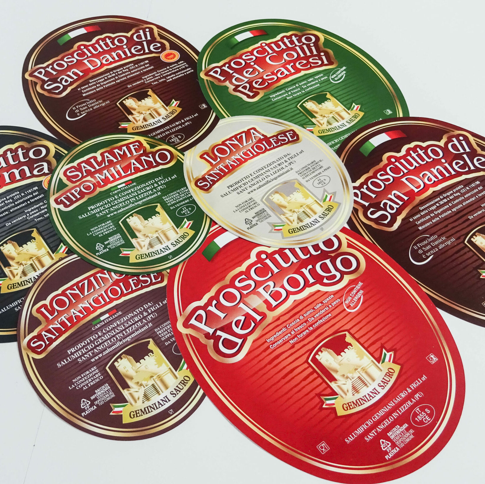 Sottovuoti in materiale plastico