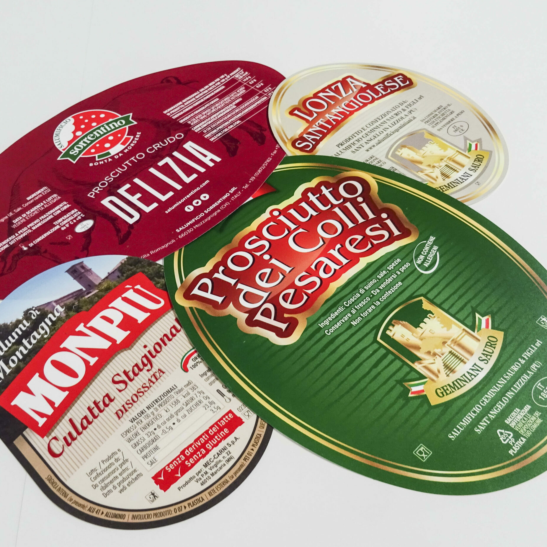 Sottovuoti in materiale plastico