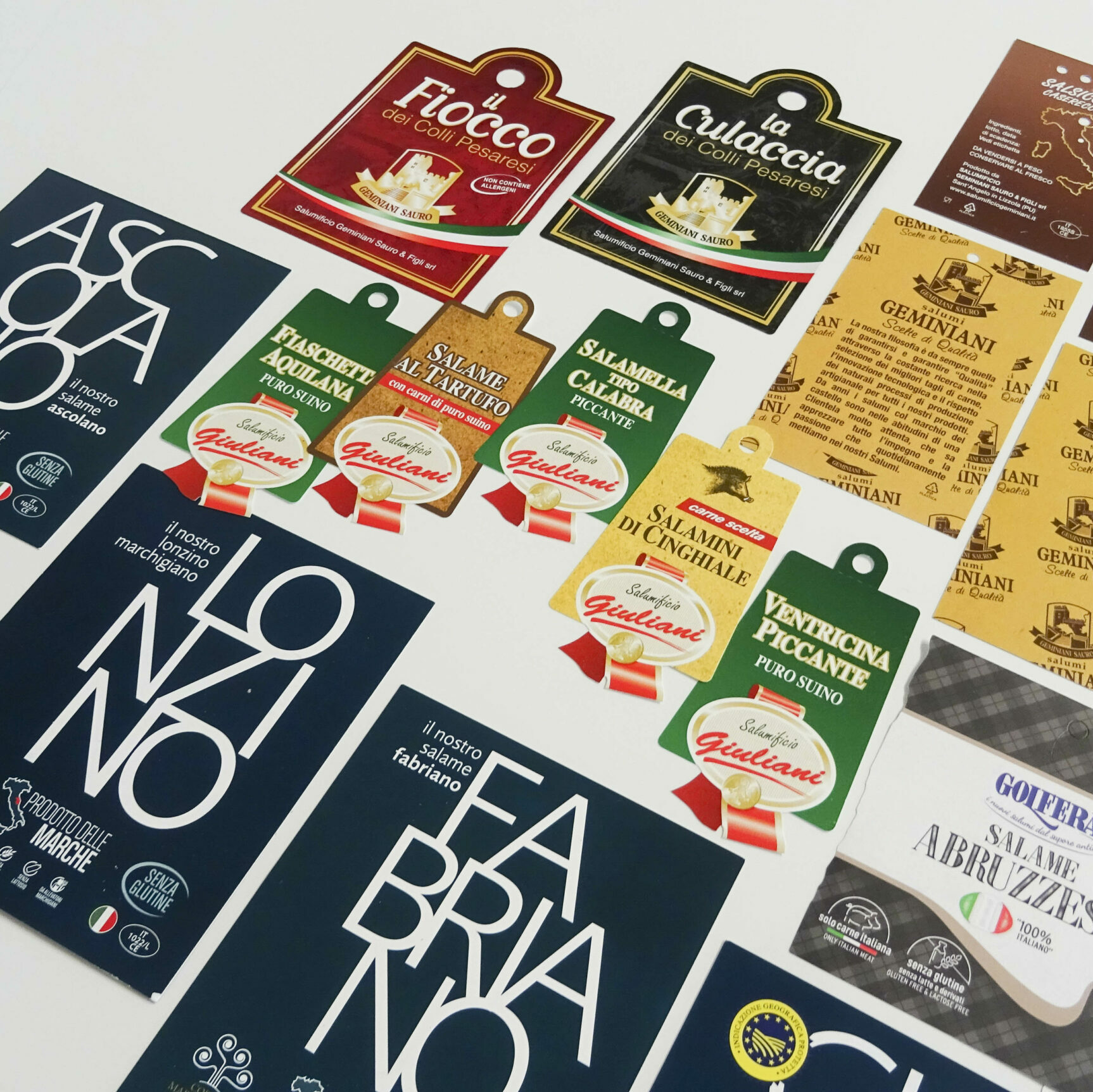 Cartellini - Linea prodotti
