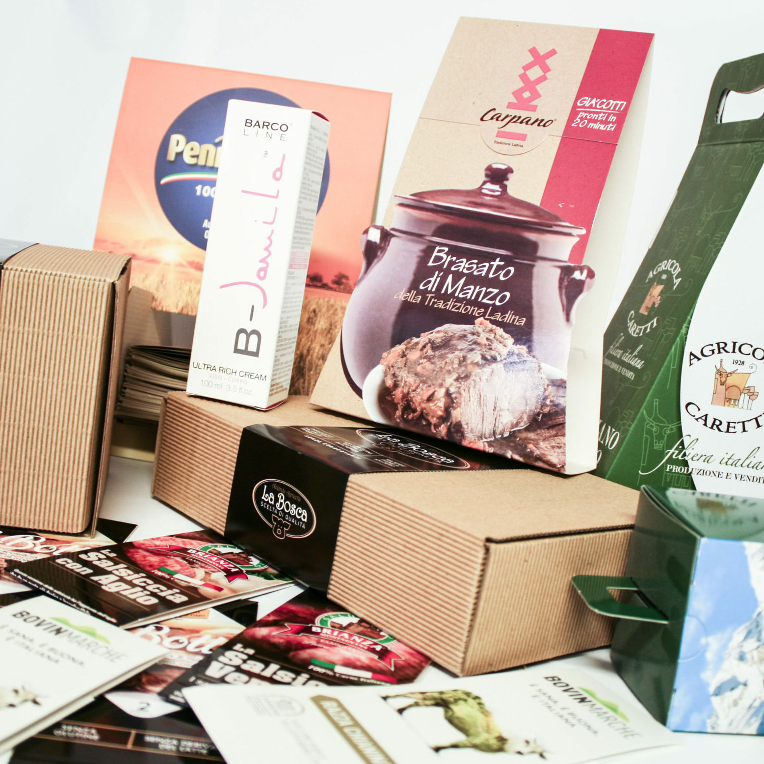 Packaging di vari formati su misura
